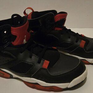 Nike Boys Air Jordan Flight Club 91 DM1685 Black/Red Basketball Sneakers 5Y